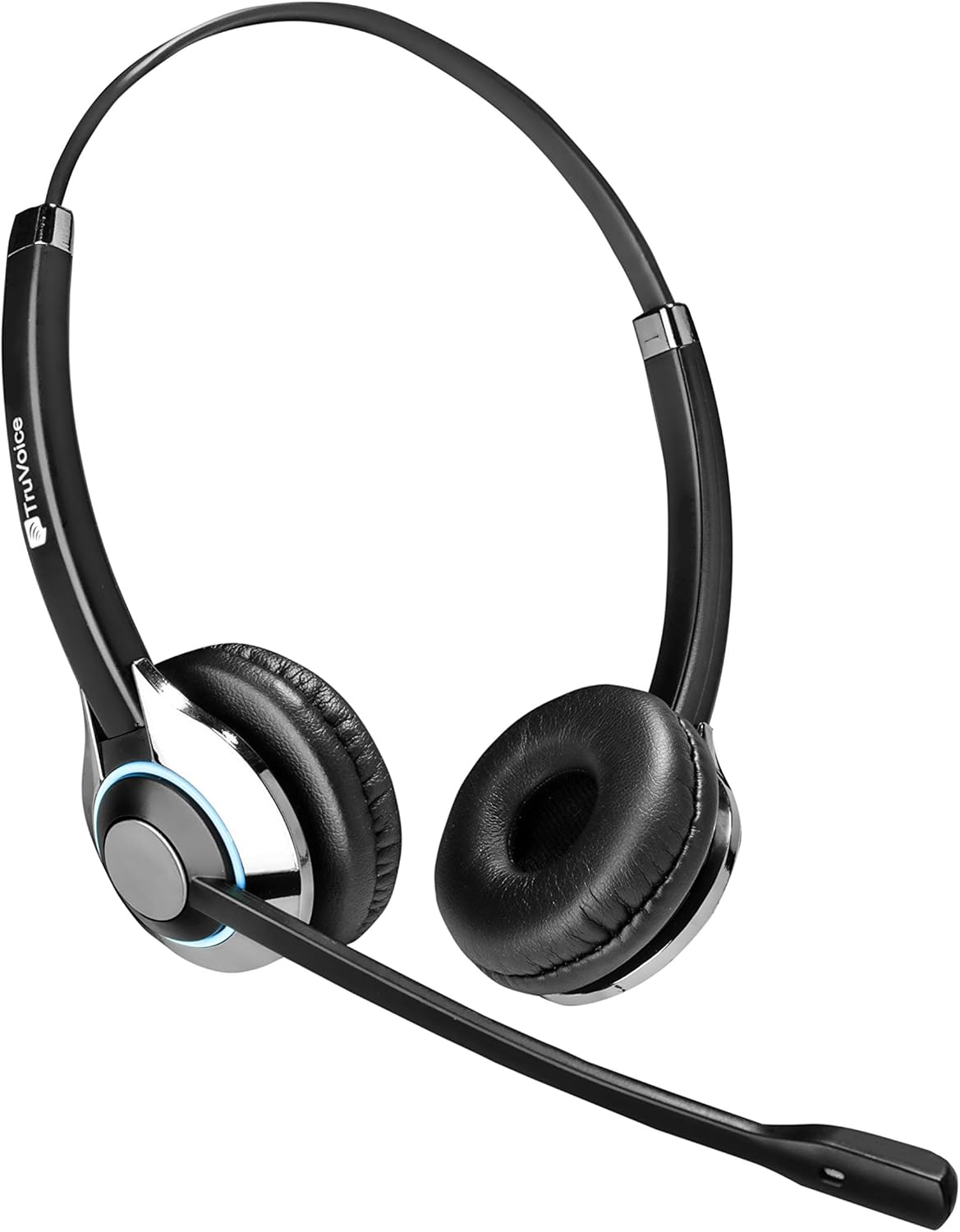 TruVoice HD-500 Deluxe Single Ear Headset with Noise Canceling Microphone & U10P Bottom Cable Works with Mitel, Nortel, Avaya Digital, Polycom VVX, Shoretel, Aastra, Digium, Allworx, ESI + More : Electronics