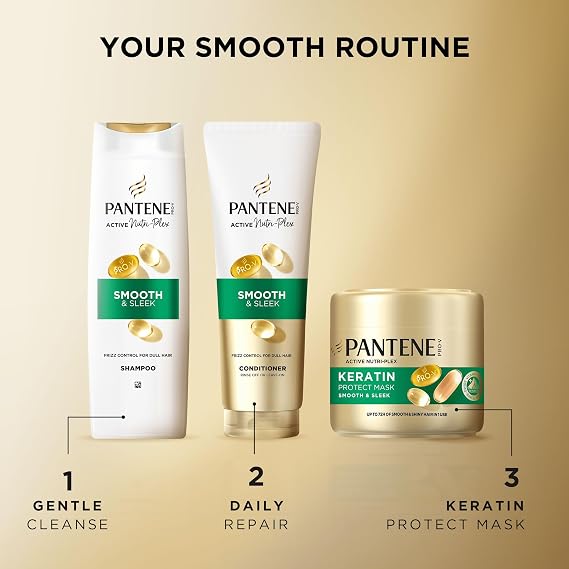 Pantene Smooth and Sleek Shampoo 700 ml