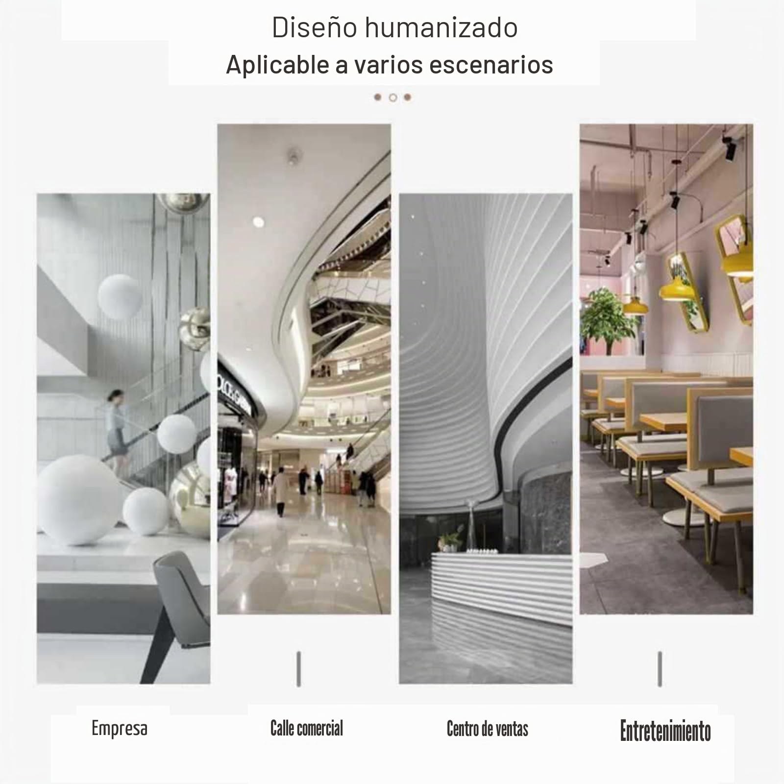 Mostrador de Recepción con Escritorio, Estantes y Cajones Ajustables para Tienda de Ropa