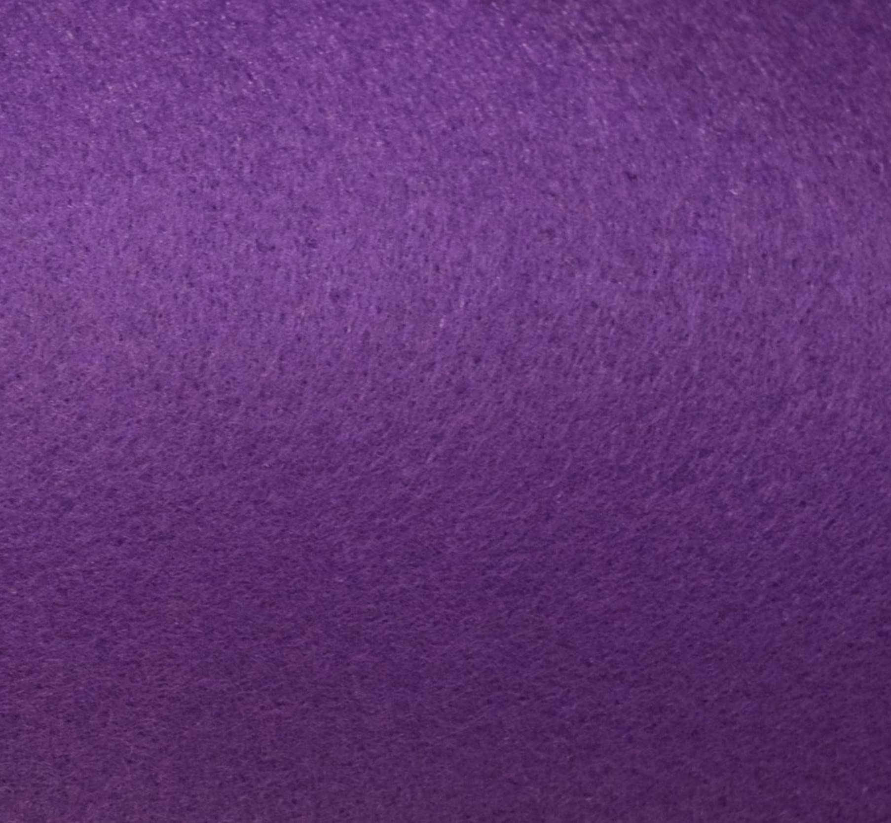 Extra Thick 3-4mm Felt Half Metre and Metre Plain Mixed Polyester Craft Felts (Metre 100cm x 100cm, Purple)