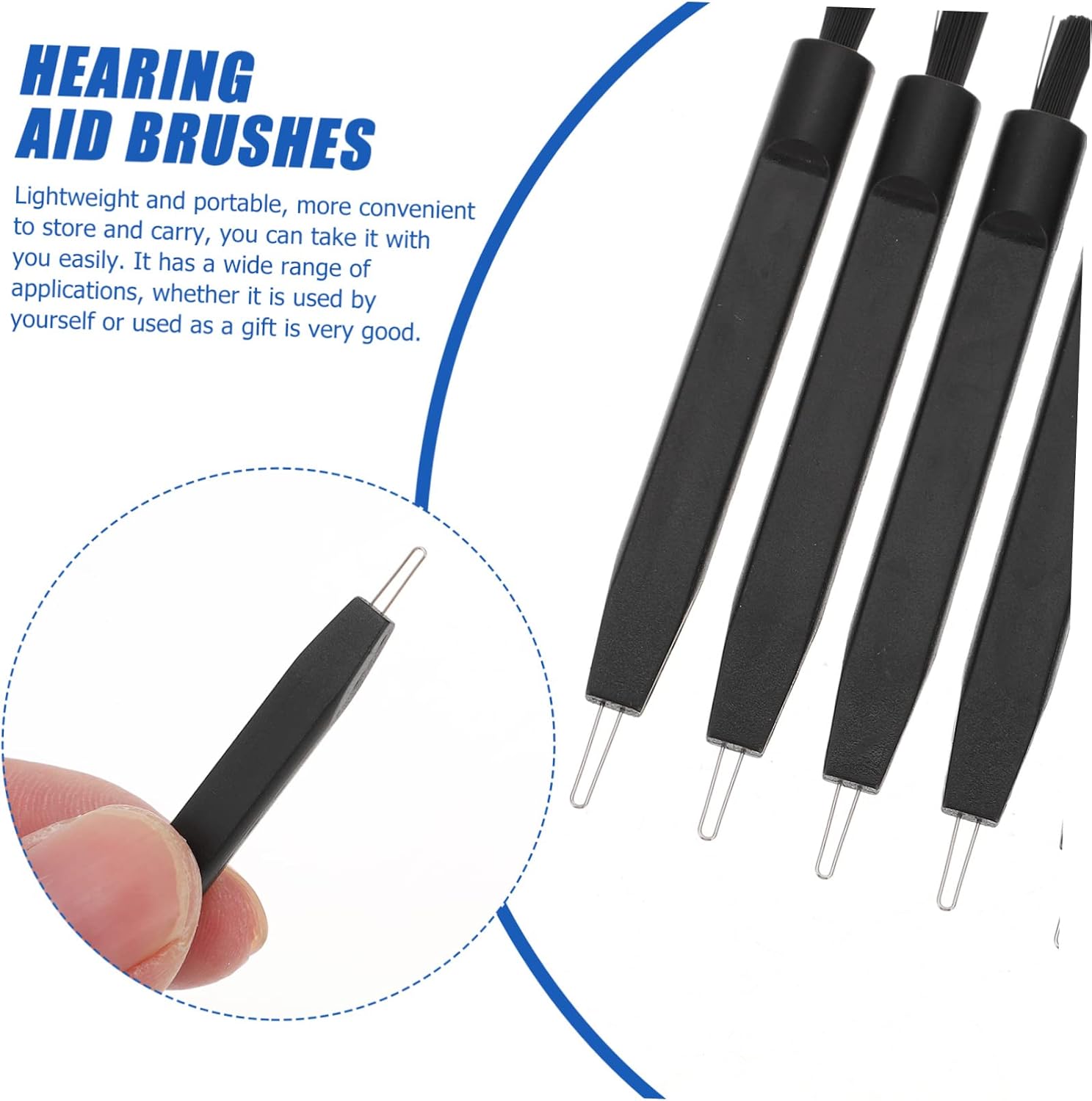 FOMIYES 10pcs Hearing Amplifier Cleaning Tools Portable Cleaning Hook for Ear Wax Removal Essential Accessories for Maintenance Lightweight Easy to Use