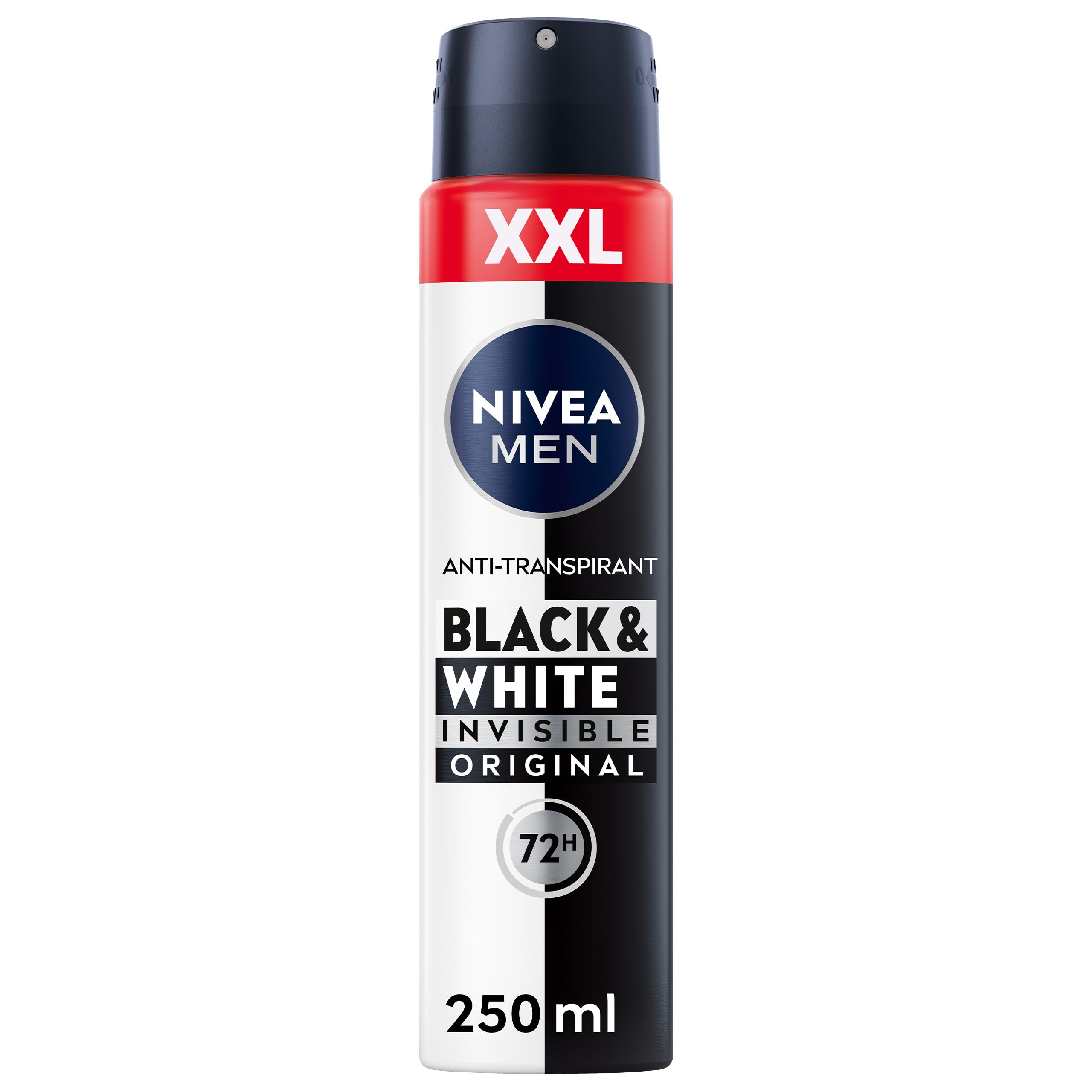 NIVEA MEN Black & White Invisible Spray XXL Anti-Perspirant