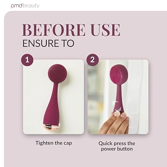 PMD Beauty Clean Facial Cleansing Brush Waterproof Silicone Face Cleanser with Sonic Technology