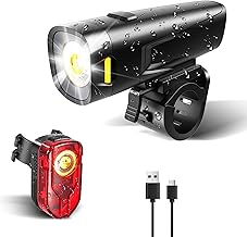 Vont Bicycle Light Set, StVZO Approved Bicycle Lighting, USB Rechargeable Type-C, IPX5 Waterproof Bicycle Lights, LED Bicycle Light Front Light & Rear Light Set