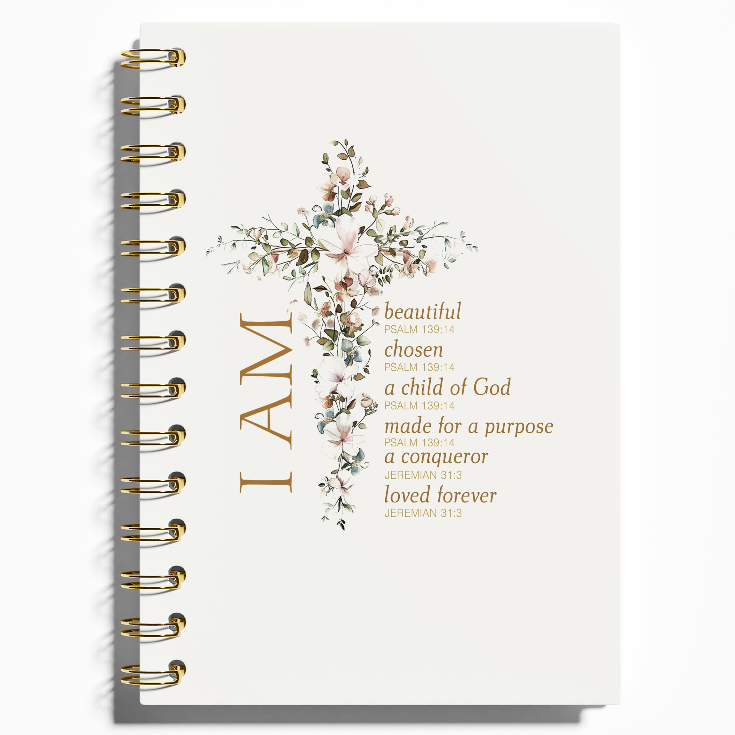 WFSM Inspirational Notebook - Christian Gifts, Daily Prayer Journal, Prayer Notebook, Spiral Bible Notebook, Christian Gifts Journal, Daily Prayer