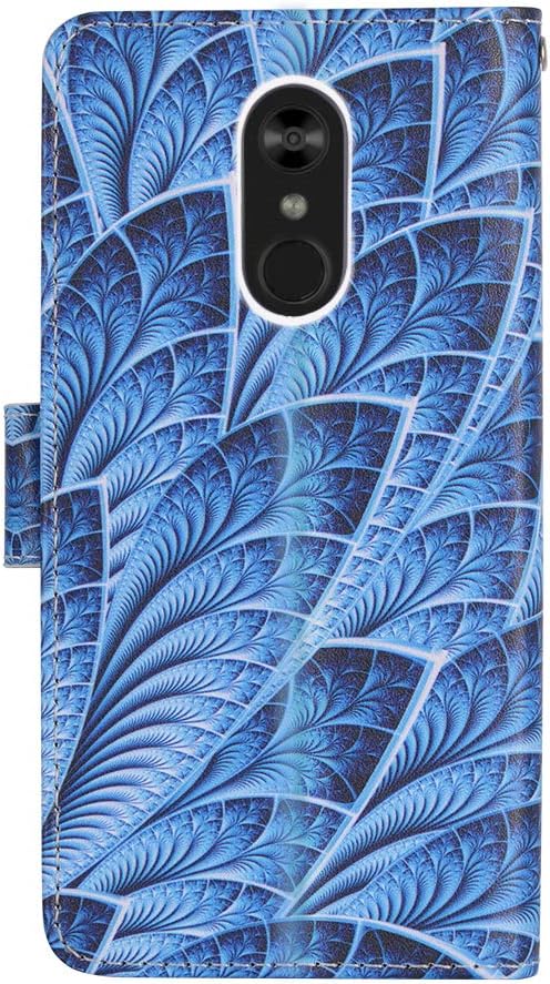 LG stylo 4 Case, UrSpeedtekLive LG stylo 4 Wallet Case, Premium PU Leather Flip Wallet Case Cover w/Card Slots & Kickstand Compatible LG stylo 4 (2018)/LG Q Stylus, Feather