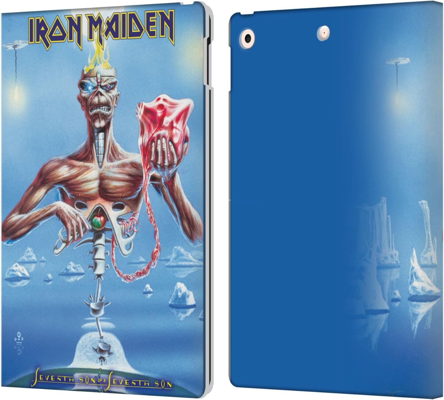Head Case Designs Officially Licensed Iron Maiden SSOSS Album Covers Leather Wallet Case Compatible with Apple iPad 10.2 2019/2020/2021