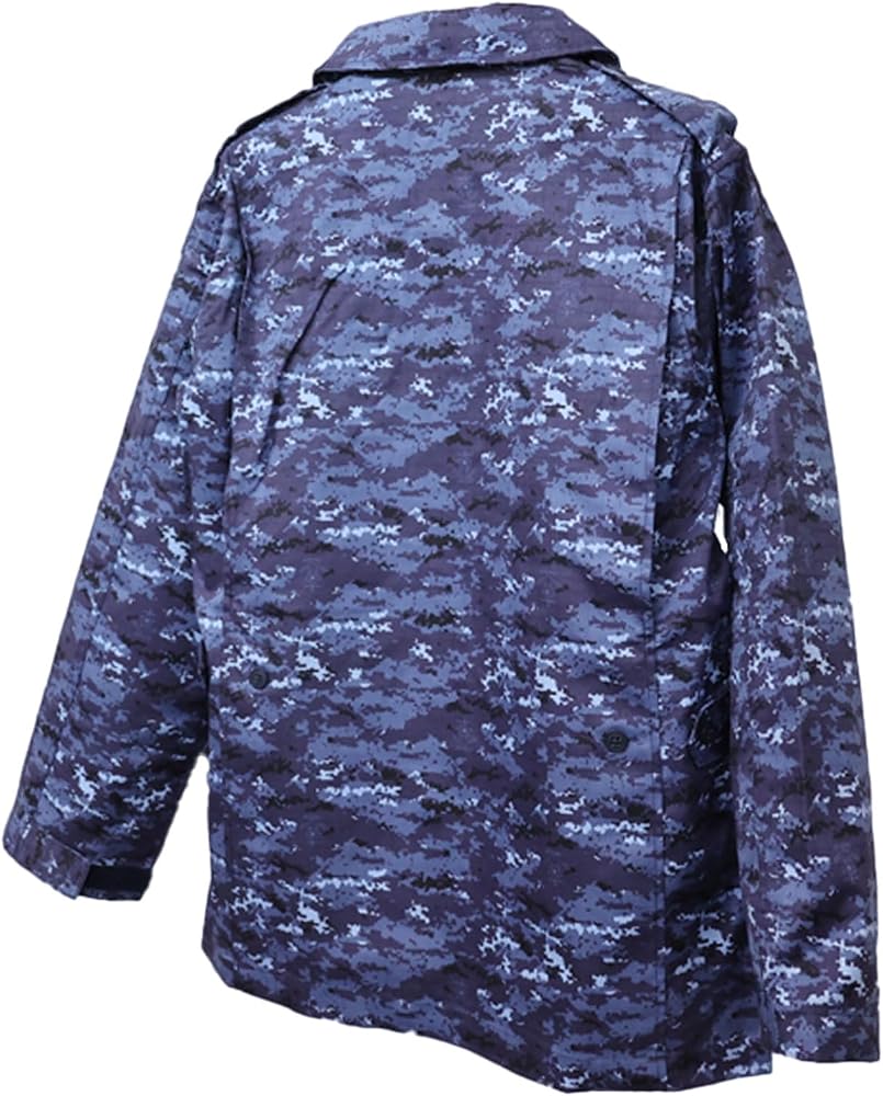 Amazon.co.jp: [S&Graf] 海自迷彩服リップストップ布地上下セット (L-3