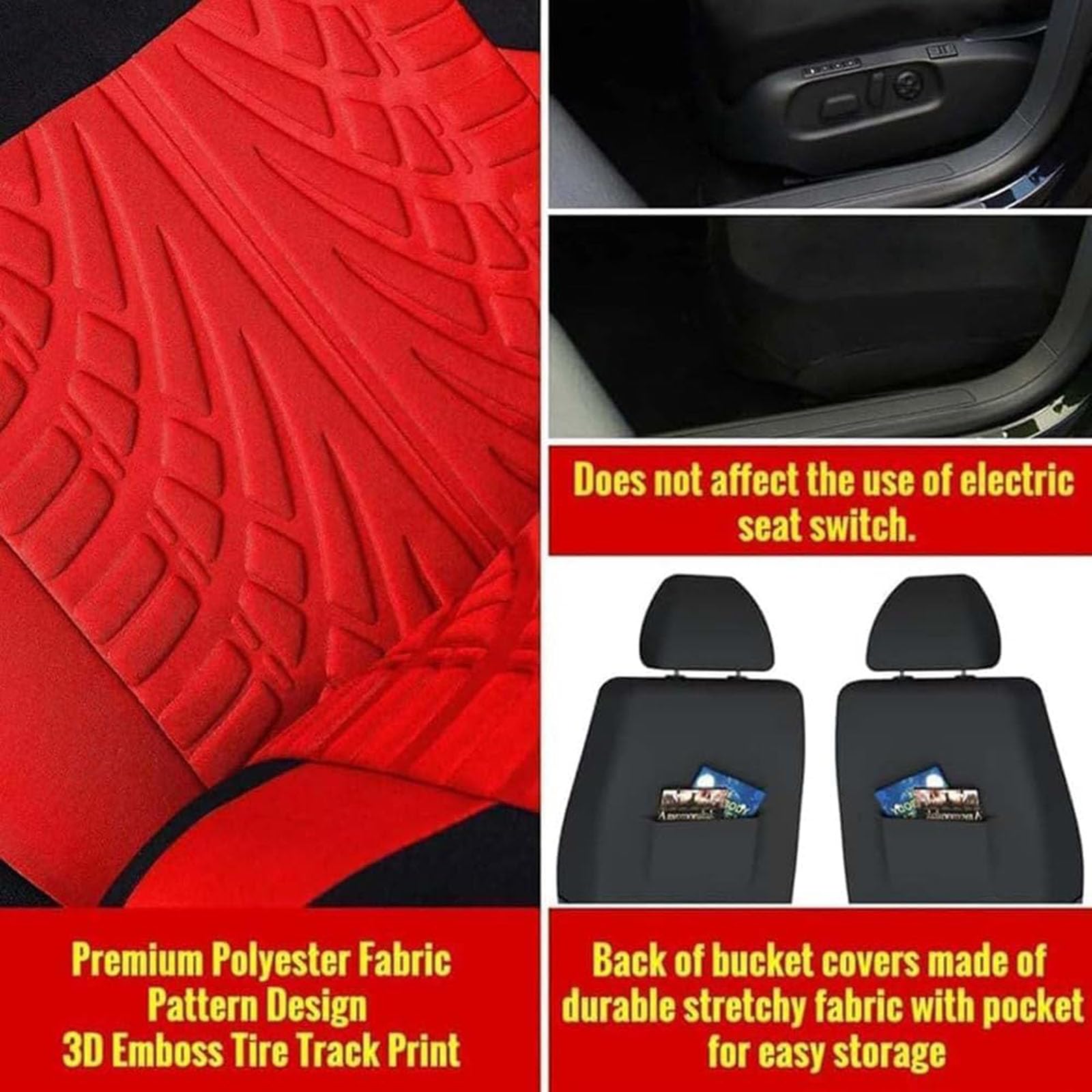 Housse de Siege Avant Voiture pour Dacia Bigster Full Hybrid 155 2024-2026,Couvre Siege 3D Gaufre Respirant Tissu Polyester Coussin Protection Auto,B