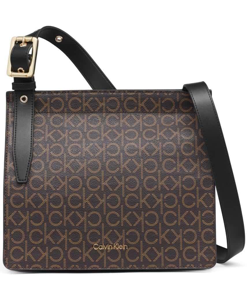 Calvin Klein Women's Havana Novelty Organizational Crossbody
