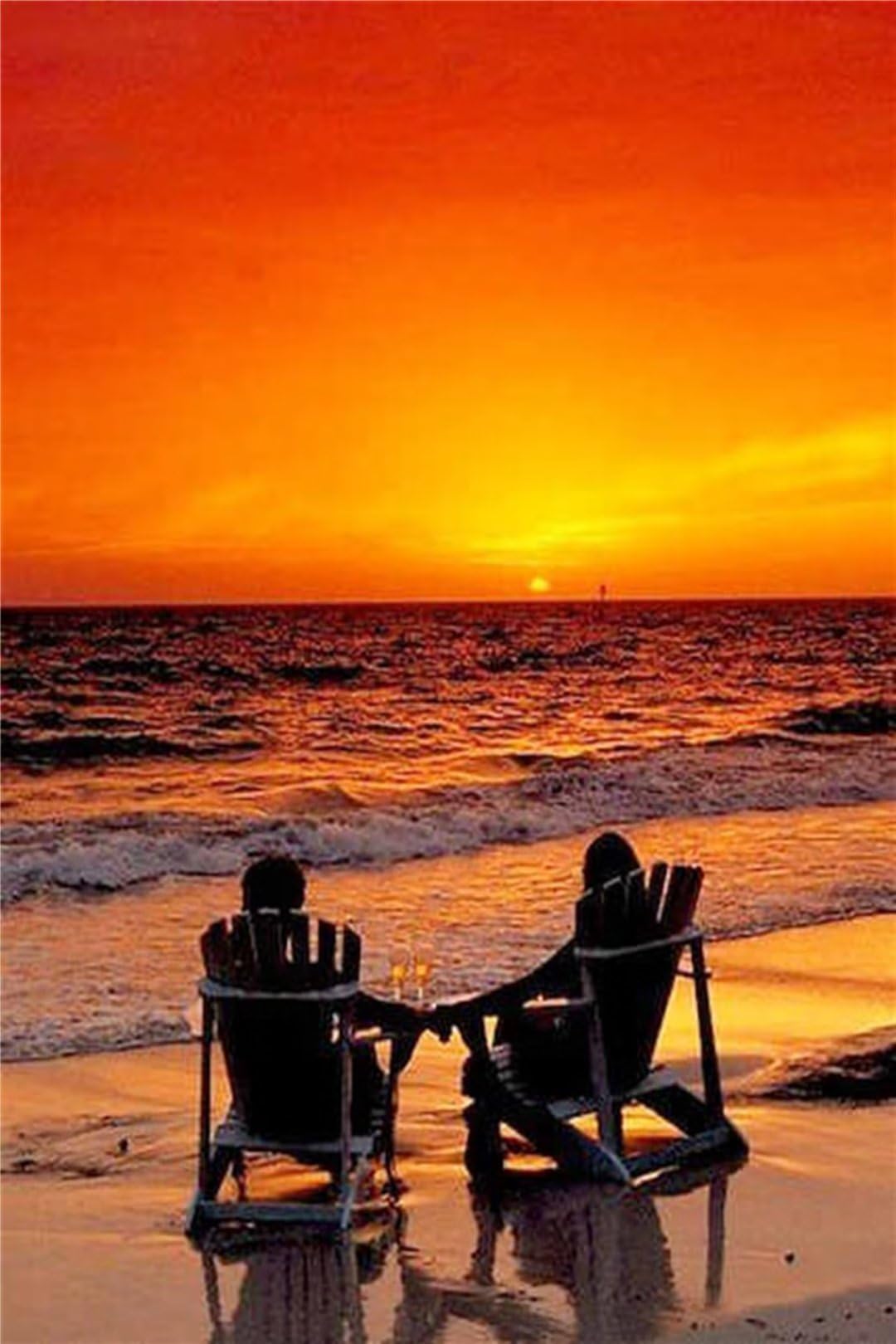 Kit diamant art coucher de soleil une activité relaxante à partager en famille
