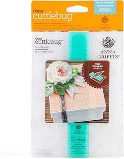 Cuttlebug 5``X7`` Embossing Folder/Border Set-Woven Diamonds By Anna Griffin by_athenaexpress