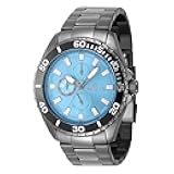 Pro Diver Men 46mm Stainless Steel Charcoal Light Blue dial VH67 Quartz