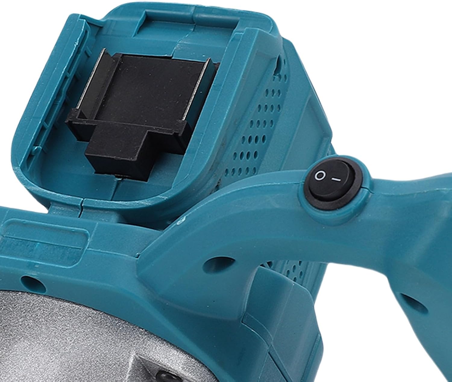 Qinlorgo Electric Ice Auger, Cordless Post Hole Digger, Adjustable Speeds Digger with 100-800RPM Forward Reverse Function, for Drilling Sand Clay Ice