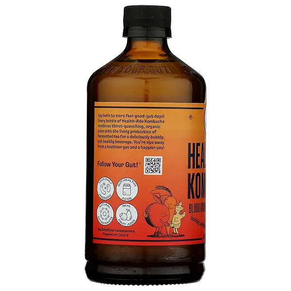 Health Ade, Kombucha Carrot Organic, 16 Fl Oz 7