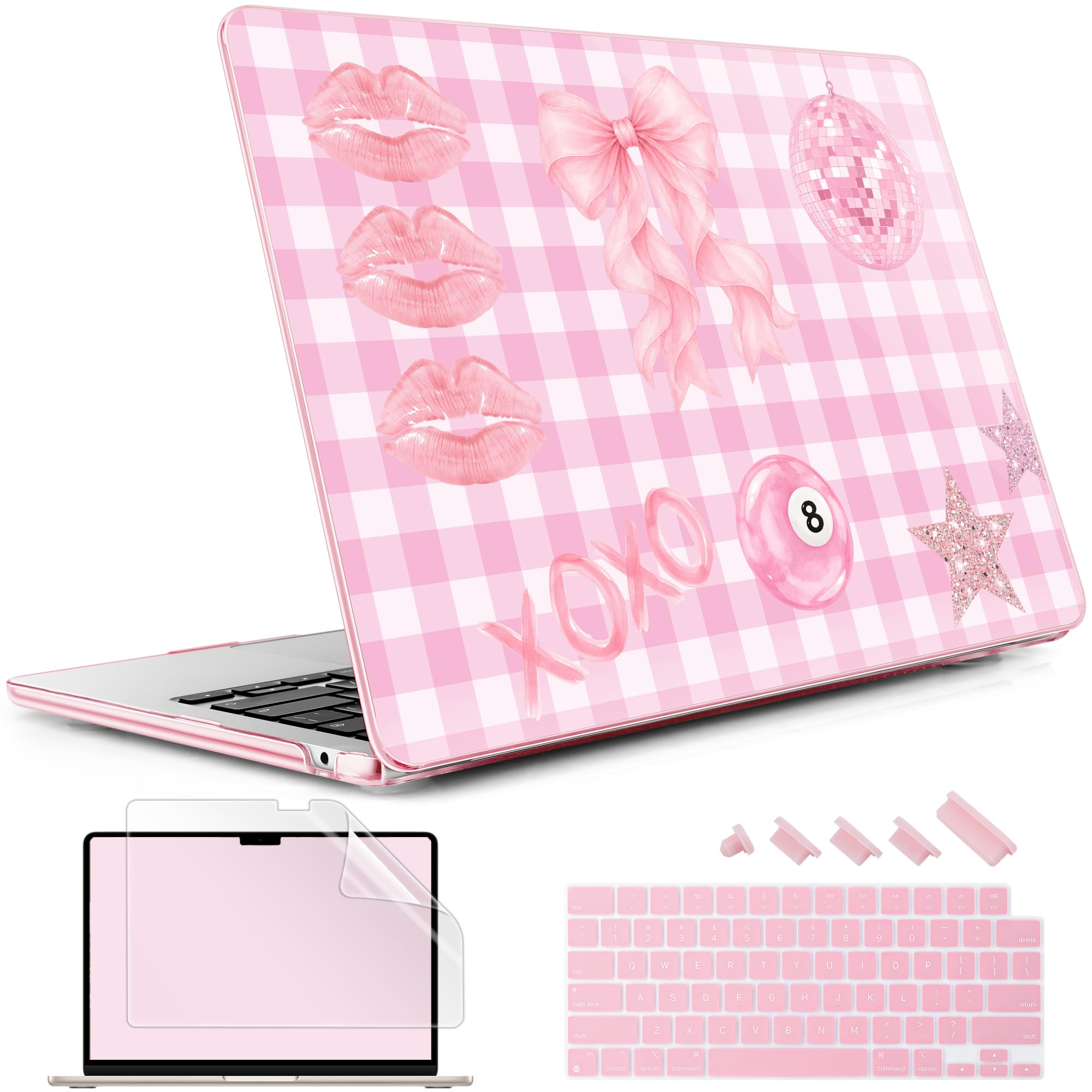 May Chen Case for M5/M4/M3/M2 MacBook Air 13 inch Case 2026-2022 Release