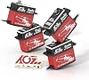 AGFRC RC Helicopter Servo Set - 0.061Sec Tail & 30KG Swashplate Brushless Metal Gear Servos for 450-700 Class Helicopter(A73BHN-H & A73BHL-H)