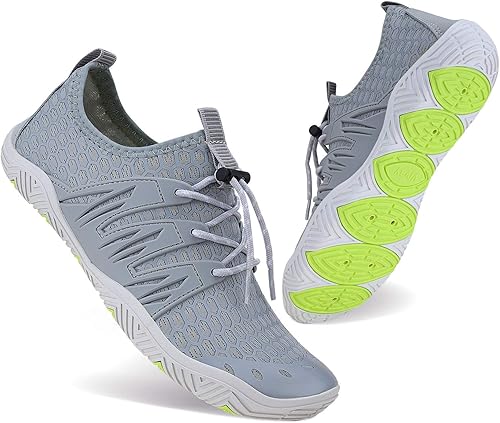 Miniatura 3 de MAYZERO Zapatos de agua para hombres y mujeres, zapatos de surf, playa, piscina, zapatos de punta ancha, senderismo, zapatos de agua, zapatillas