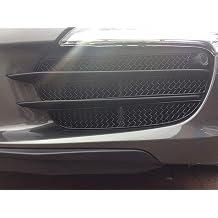 Zunsport Compatible With Porsche 991 Carrera C2S - Outer Grill Set With Parking Sensors - Black Finish 2011-2015