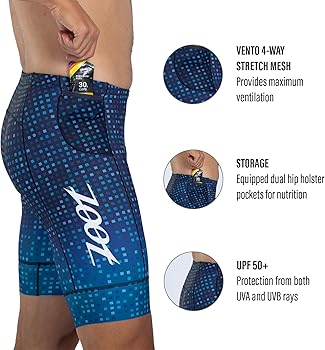 Tri Shorts Zimco Elite Men Compression Triathlon Shorts Cycling