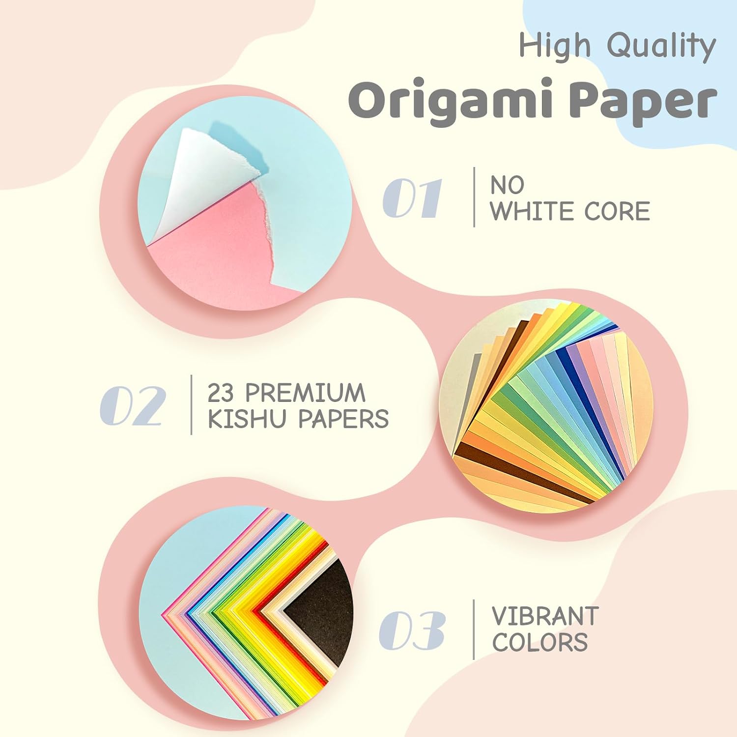 200 Sheets 50 Colors Origami Paper,6x6 inch,Double Sided Colors Paper for Arts and Crafts Projects