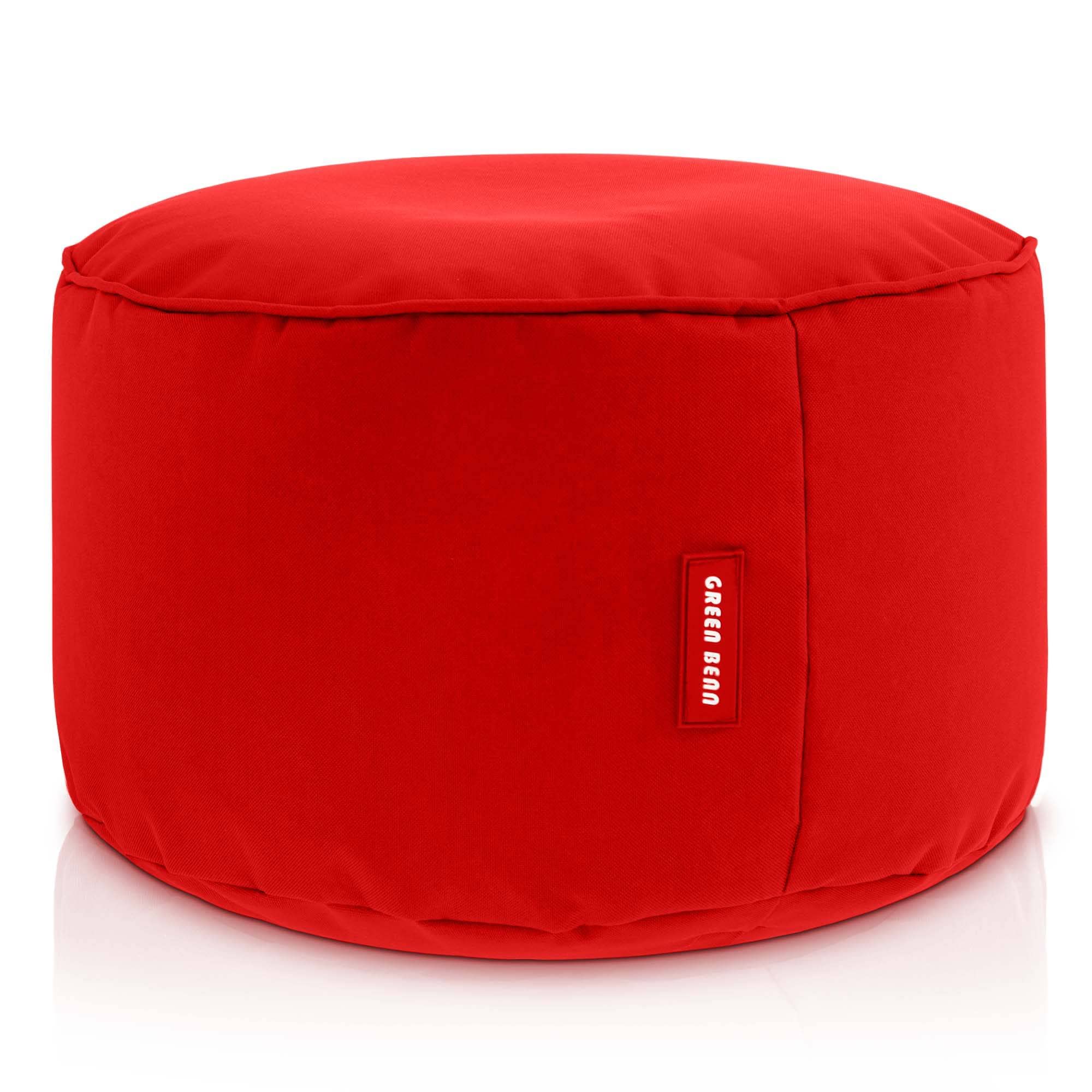 Repose-pieds coussin siège rouge pour soulager le mal de dos