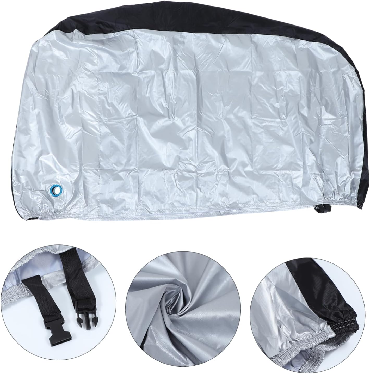 Polyester Bike Cover Rainproof Dustproof Convenient Storage Bag Cycle Case Rv Bike Cover Outdoor