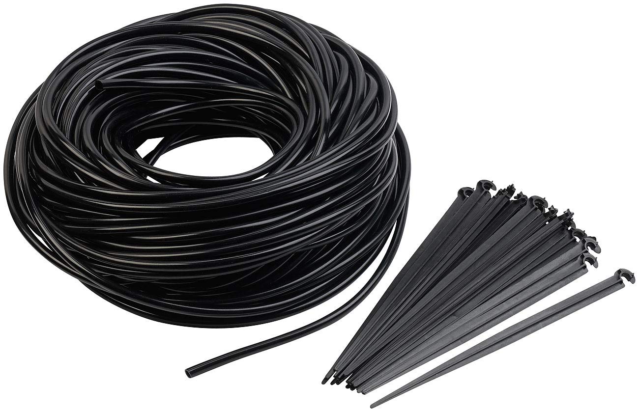 Royal Gardineer Tröpfchenbewässerung Set: 136-teiliges Pflanzen-Bewässerungs-Set, inkl. WLAN-Bewässerungsuhr (Beregnung, WLAN Bewässerungscomputer, Grow)