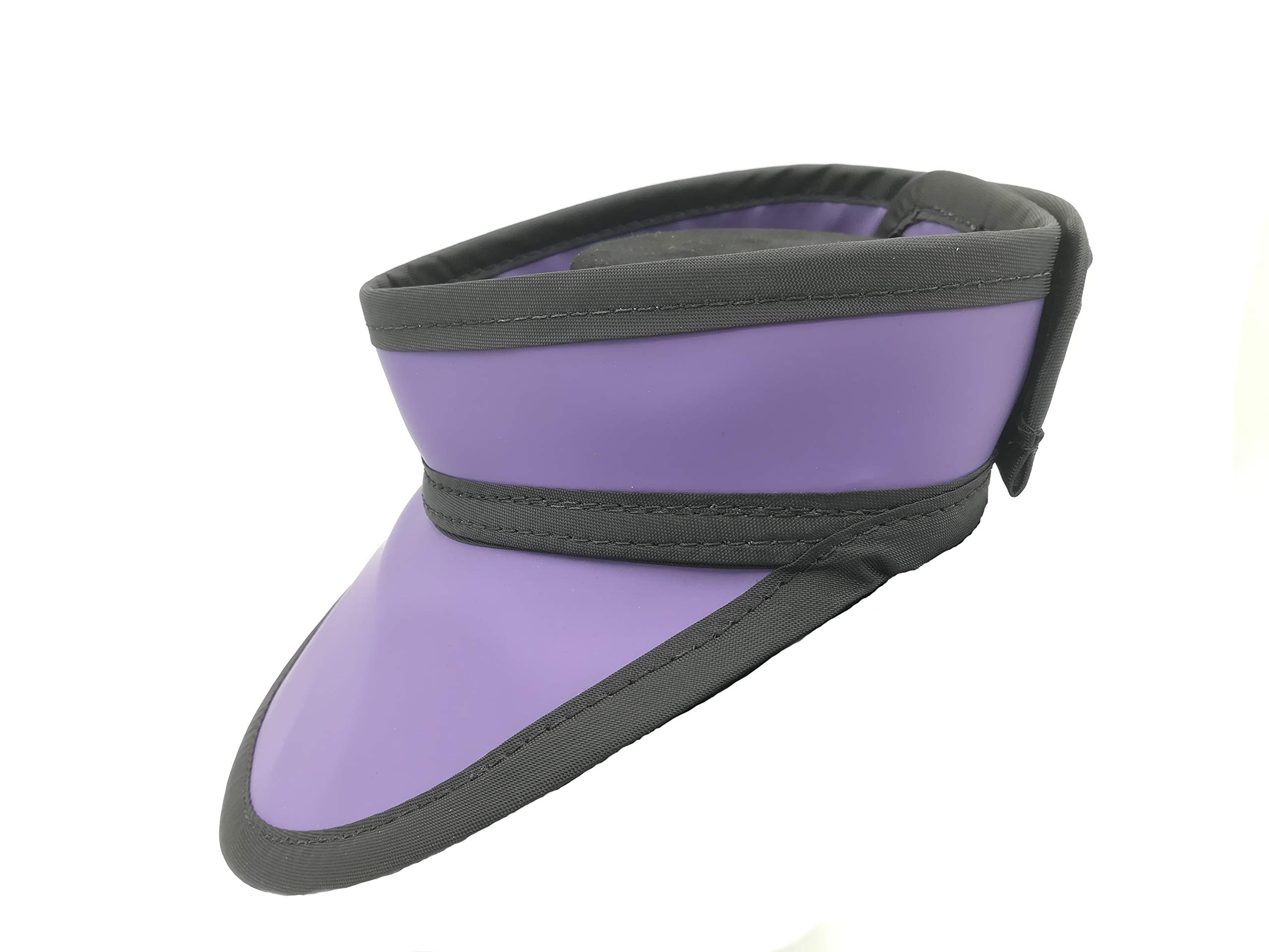 Cap Style - Protezione per tiroide leggera contro le radiazioni 0,5 mm, equivalente al piombo Pb con chiusura magnetica (viola)