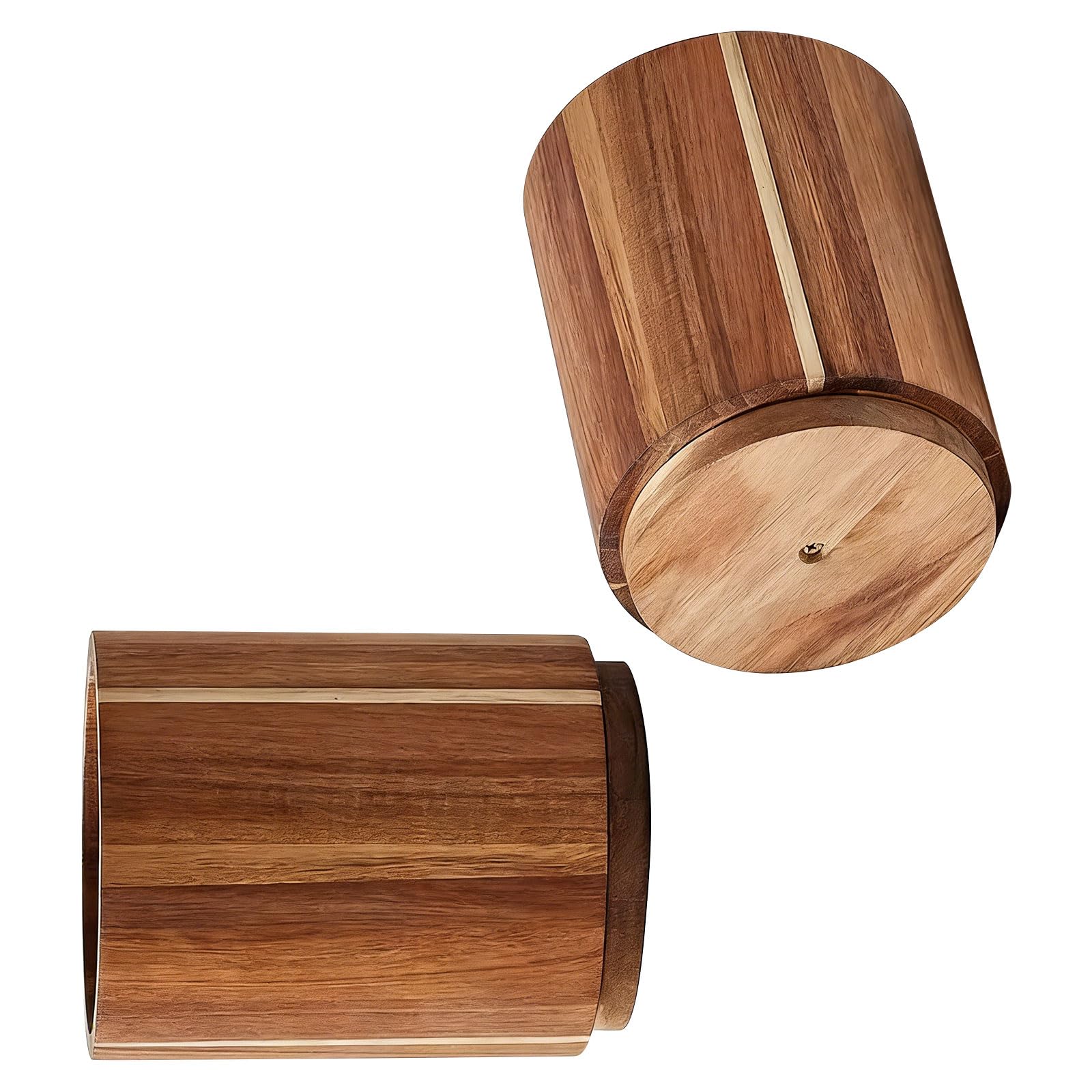 Xjdzineq Premium Wooden Countertop Utensil Stand with 360 Rotation Feature Ideal for Storing Multiple Cooking Tools Gastronome Chefs