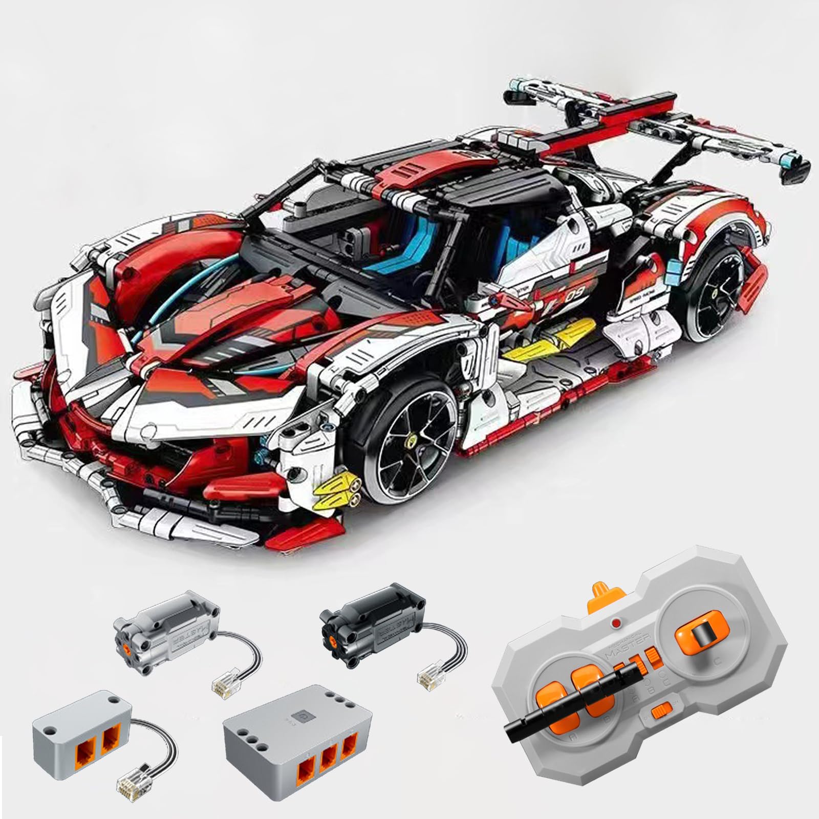 Amazon.co.jp: 組み立てられたビルディングブロック 車両玩具 ドリフト