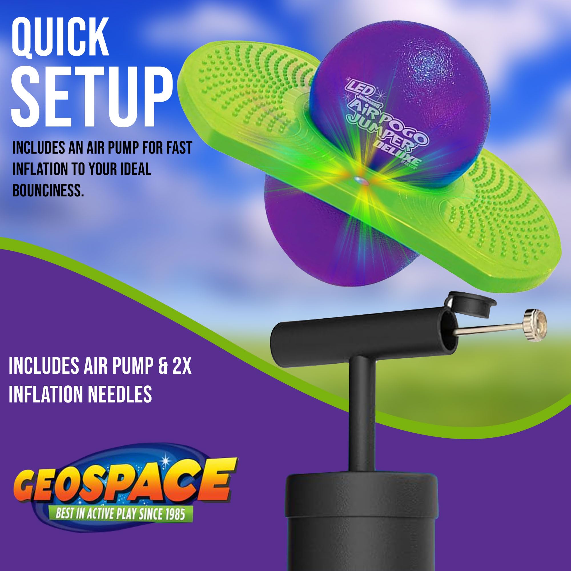 Amazon.co.jp: The Original LED AIR POGO JUMPER Deluxe by Air Kicks