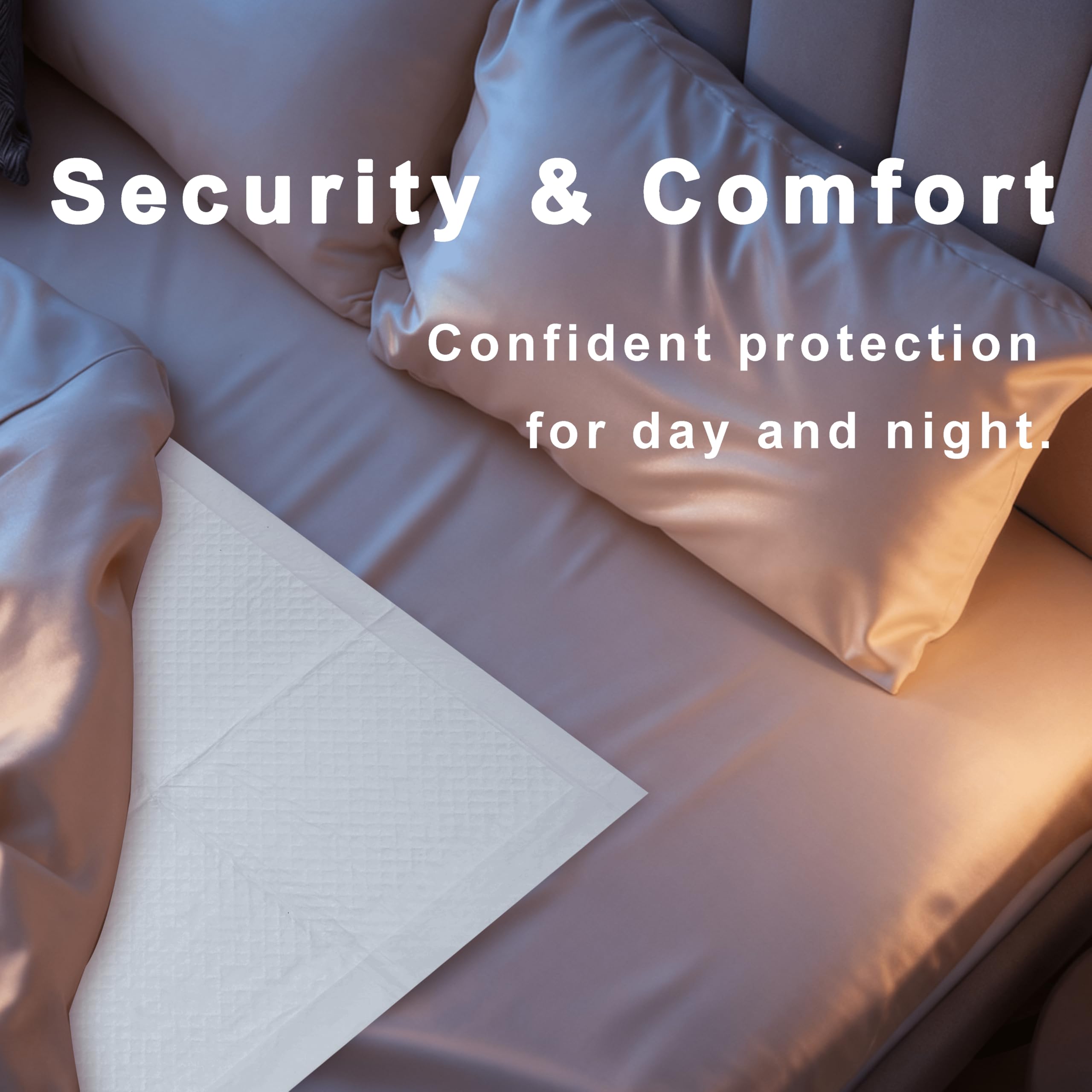 Bargain Factory Almohadillas Desechables | Almohadillas de Cama para incontinencia - 60 x 60 | Alfombrillas de Cama de protección de 5 Capas para niños y Adultos, Alta absorción e Impermeable