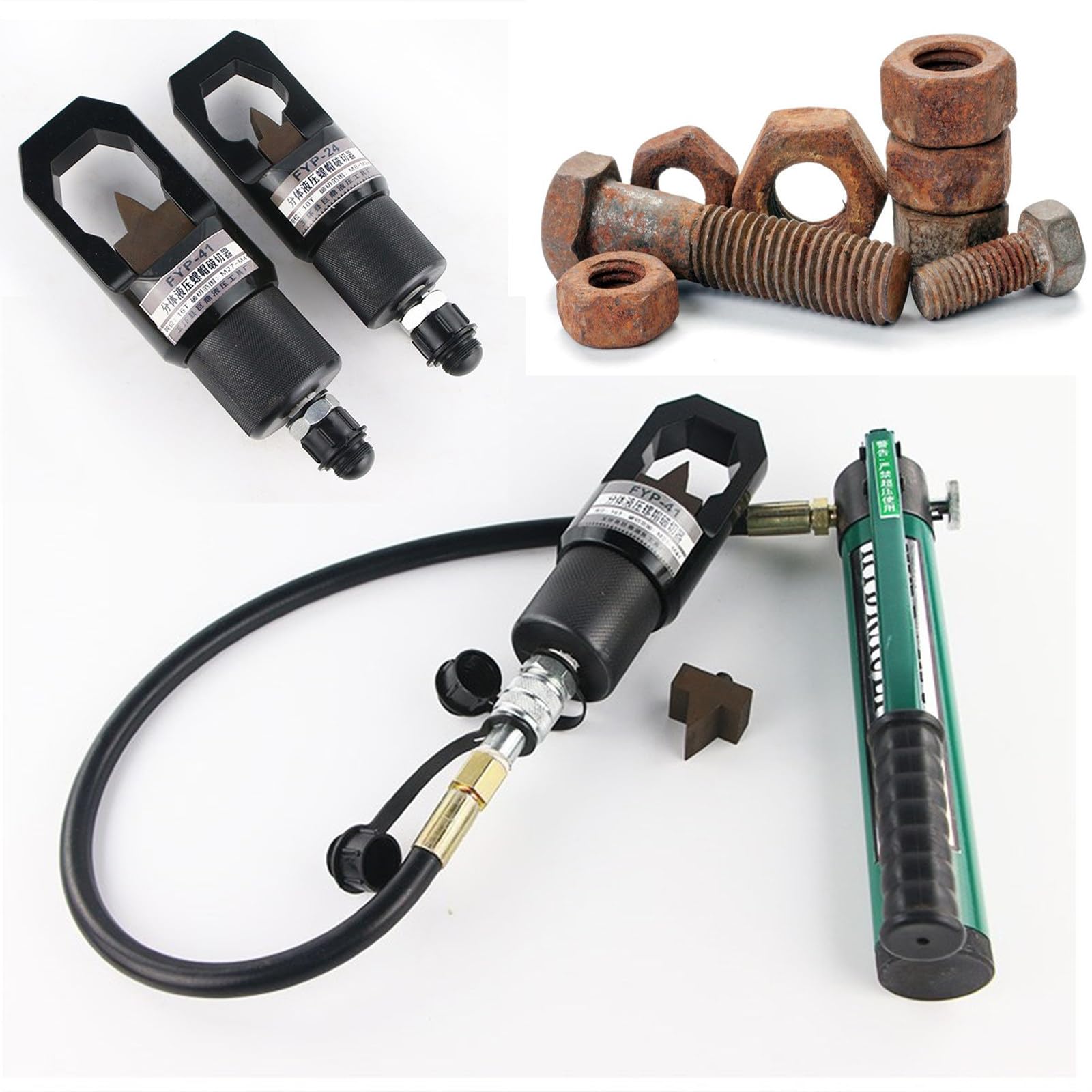 Écrou bloqué ? Utilisez le casse-écrou hydraulique FYP-24 pour tout débloquer