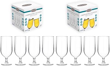 Lay-Z-Spa Reusable Plastic Poly Carbonate Beer Glasses for Hot Tub (Pack of 2)