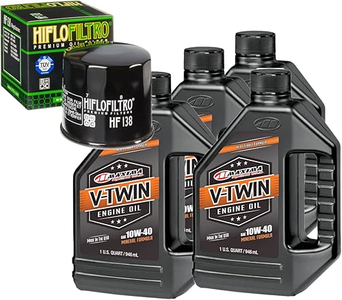 Kit de cambio de aceite compatible con Arctic Cat 400 4X4 Automatic RAD Powersports V-Twin 10W-40 2008