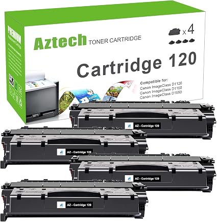Amazon.com: Aztech Cartucho de tóner compatible de repuesto para Canon 120  CRG 120 CRG-120 para Canon ImageCLASS D1120 D1320 D1550 D1520 D1350 D1370  D1150 D1100 D1170 D1180  MF6680dddddddddddddddddddddddddddddddddddddddddddddddddddddg n Tinta de  impresora (
