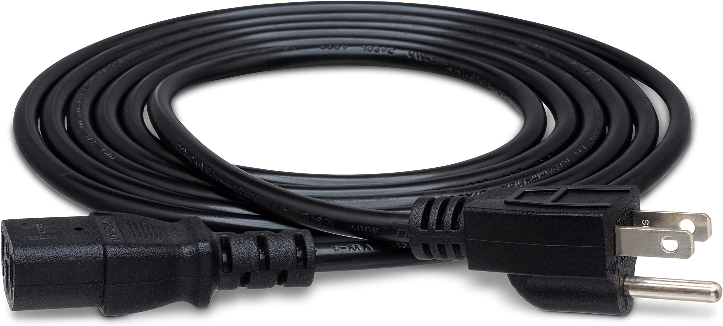 Hosa PWC-143 IEC C13 to NEMA 5-15P Power Cord, 3 Feet