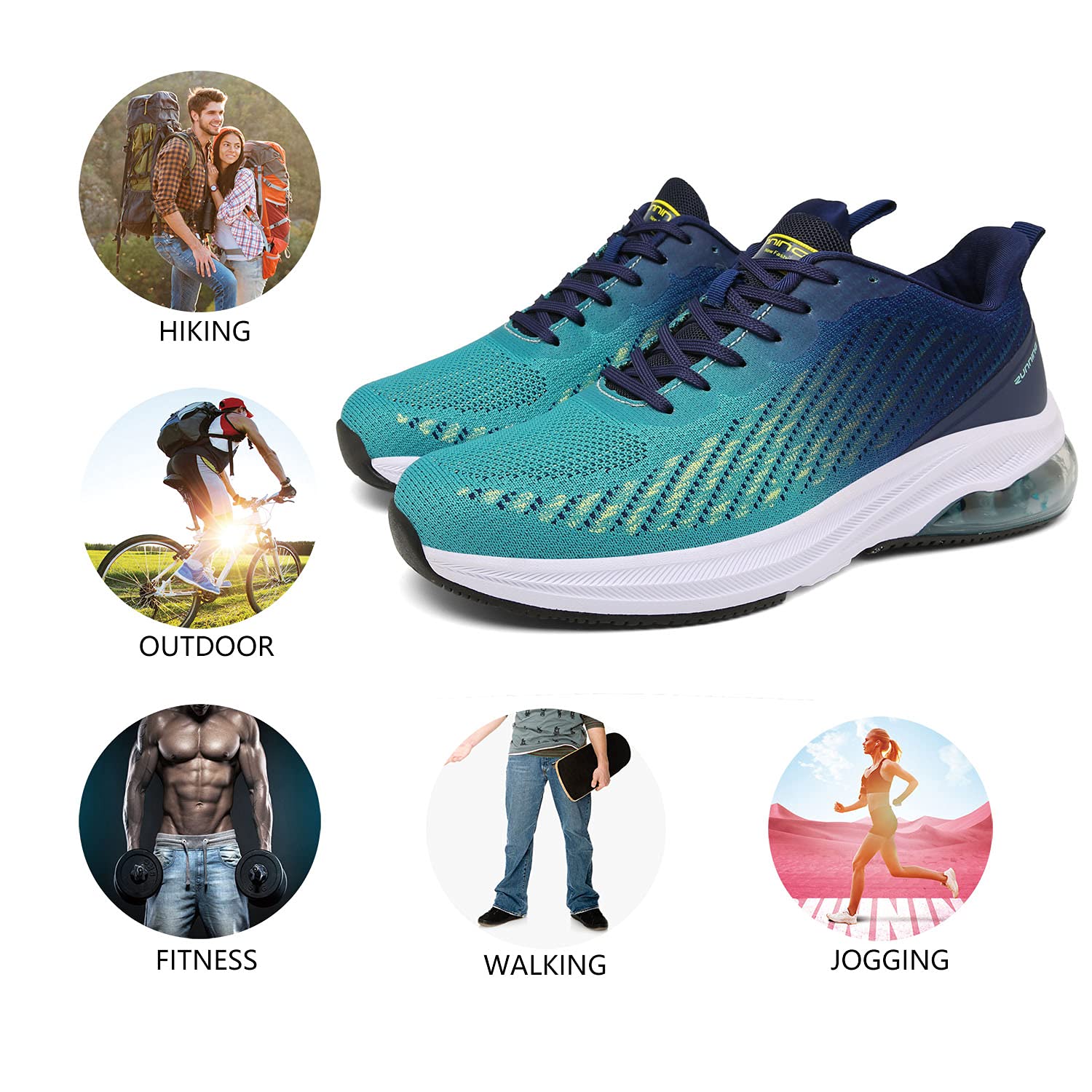 frysen Scarpe Uomo Donna Sneakers Scarpe Uomo Estive Scarpe Running Uomo per Tennis Trekking MTB Corsa Fitness 36-47EU