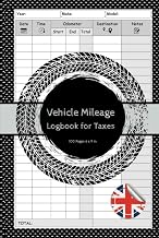Mileage Log Book For Taxes: Log Book For Car, Mileage Tracker, Tracker for Business Auto Driving Record Books for Taxes Vehicle Expense -UK-H-1