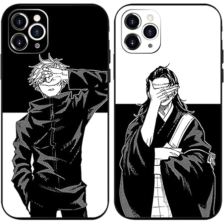 呪術回戦 五条 悟 スマホケース 夏油 傑iphone Xr ケース Iphone ケース 携帯ケース スリム 軽量 柔軟 シリコン 耐衝撃 滑り止め 五条 悟 Iphone12promax アニメ 萌えグッズ ホビー