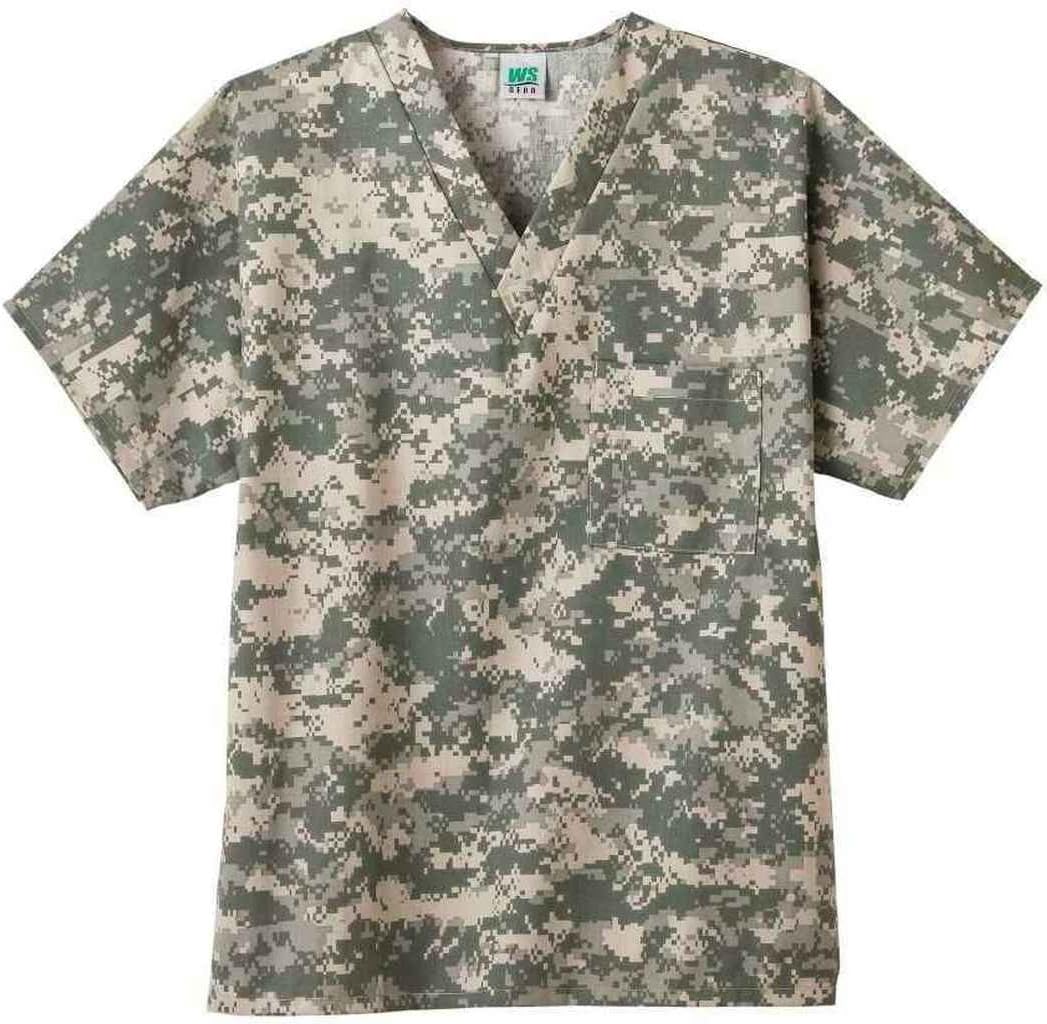 Fundamentals 14000 Adult's One Pocket Top Camoflauge Small