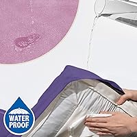 Vista 404 de Comfort Expression - Cama ortopédica para perros extragrandes, 53 x 42 pulgadas, cama impermeable y de apoyo de espuma con cojines removibles