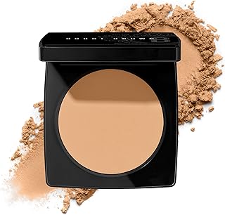 Bobbi Brown Sheer Finish Pressed Powder | Oil-Absorbing, Mattifying Setting Powder for All-Day Shine Control | Includes Puff, 0.32 Ounce