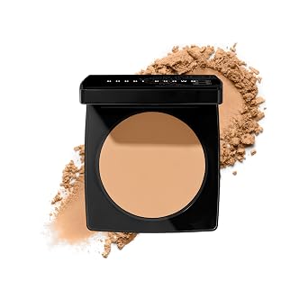 Bobbi Brown Sheer Finish Pressed Powder | Oil-Absorbing, Mattifying Setting Powder for All-Day Shine Control | Includes Puff, 0.32 Ounce