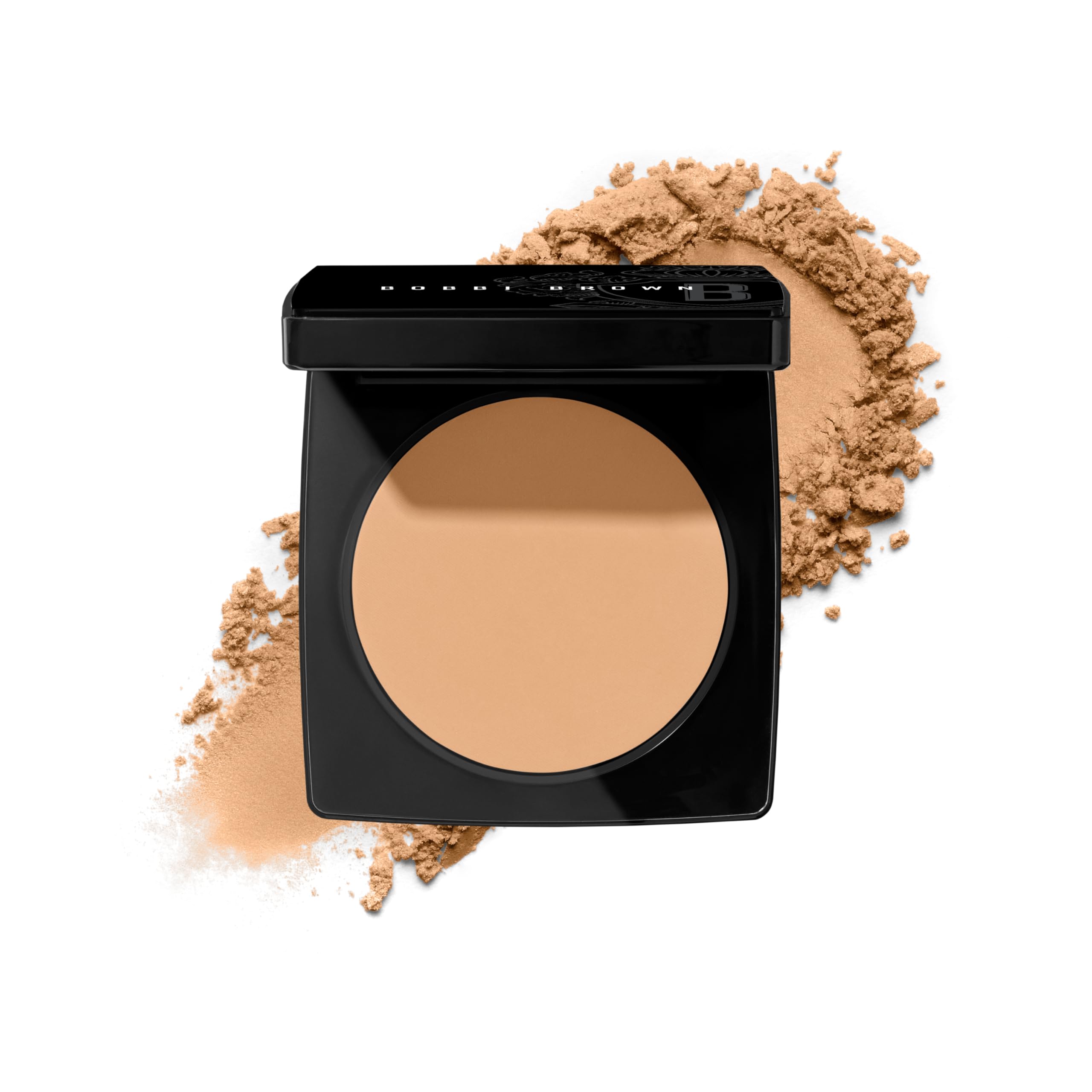 Bobbi Brown Sheer Finish Pressed Powder | Oil-Absorbing, Mattifying Setting Powder for All-Day Shine Control | Includes Puff, 0.32 Ounce, Warm Natural​