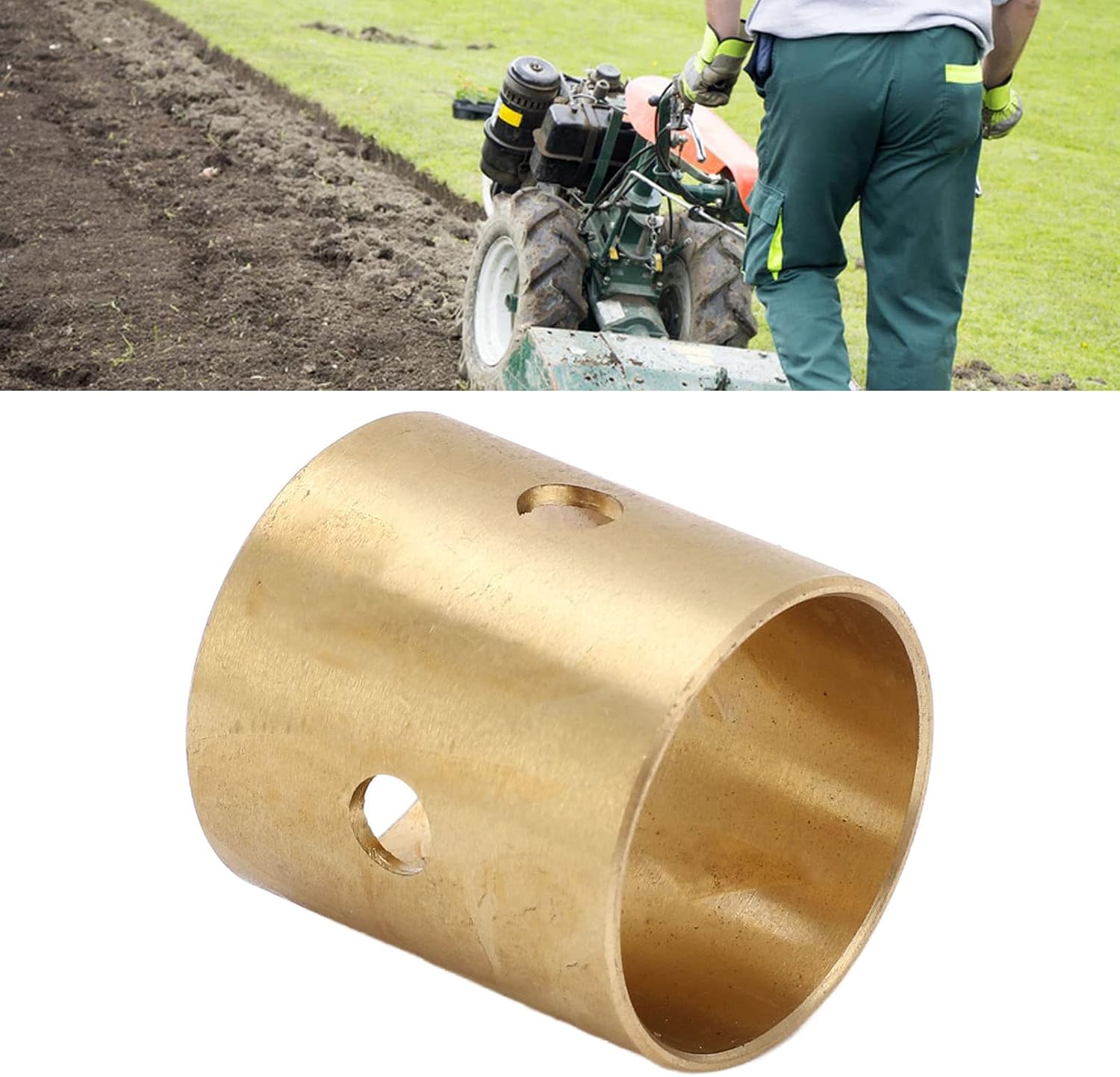 Fafeicy Rod Bushing Brass Wear Integrated Linkage Bushing Replacement for Garden Machine