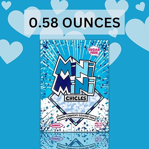 Miniatura 3 de Mini chicles de mascar a granel sin azúcar caramelo masticable refrescante de menta para folletos de fiesta viajes por carretera y más paquete de 8