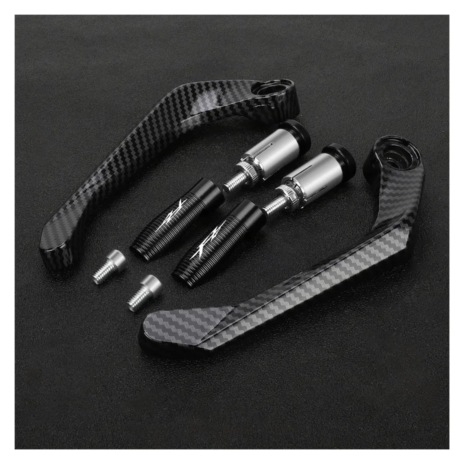 Yuhow Black Motorcycle Joystick Guards For Yamaha Fz07 Fz09 Fz1 Fz6 Fz8 Fz10 Fz150 Fz16 Fz25(Black)