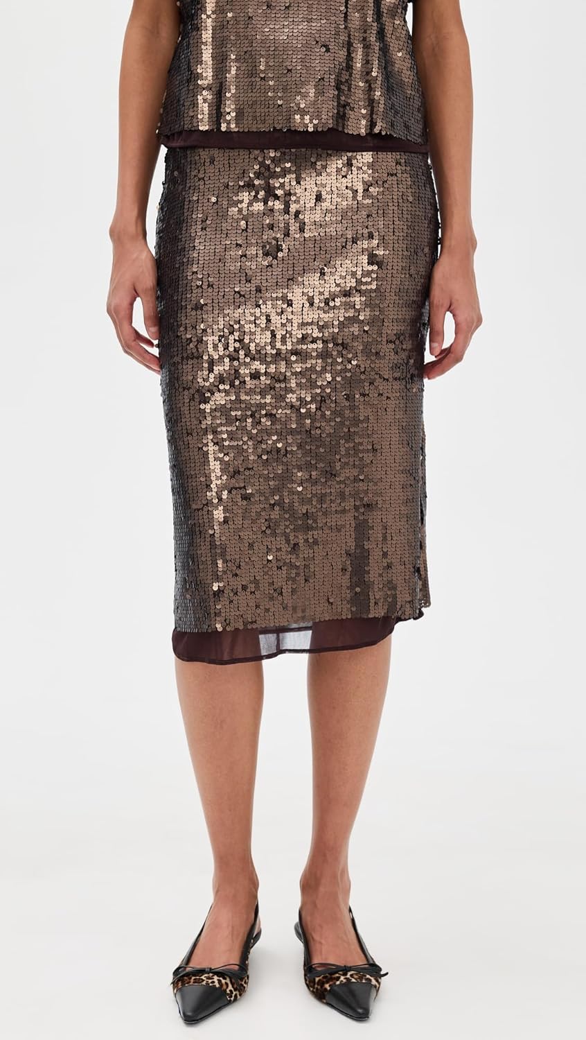 rag & bone Women's Lucy Sequin Skirt